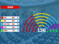 Cum va arăta Parlamentul României. Numărul de deputați și senatori pe care îi vor avea marile partide