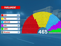 Cum va arăta viitorul Parlament al României. AUR va avea 47 de senatori şi deputaţi