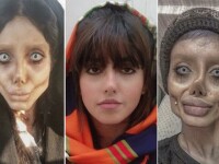 Tânăra poreclită „zombie Angelina”, condamnată la 10 ani de închisoare în Iran