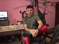 Povestea lui Florin, tânărul în scaun cu rotile care vrea să reprezinte România la Jocurile Paralimpice
