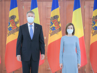 Klaus Iohannis la Chișinău. România ajută Republica Moldova cu 200.000 de doze de vaccin anti-Covid