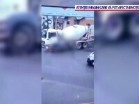 Accident cumplit în Popești-Leordeni. O femeie a murit călcată de un camion pentru transportul betonului