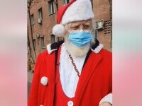 Moș Crăciun s-a vaccinat împotriva Covid-19: „Ascultați de medici”