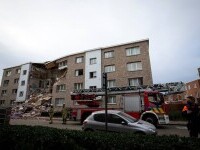 FOTO O explozie puternică a distrus o clădire din Belgia. Opt persoane sunt date dispărute