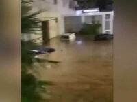 Potop în Sicilia atât de puternic, încât localnicii au rămas în case, mașini și un mall