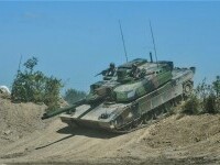 Premieră în România. Demonstrație de forță cu tancurile franțuzești „Leclerc”, la baza NATO de la Cincu