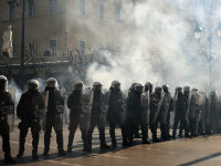 politie grecia proteste