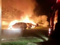 mașini incendiate Protecția Copilului Bacău
