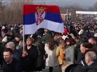 etnici sârbi protest Kosovo