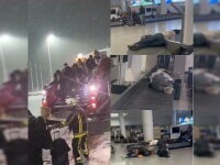 Coșmarul românilor rămași blocați pe aeroportul din Munchen. Unii au dormit pe jos, iar alții pe banda pentru bagaje | VIDEO