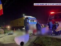 Accident tragic în Cluj. Doi tineri au murit după ce mașina lor a intrat pe contrasens și s-a izbit de un camion