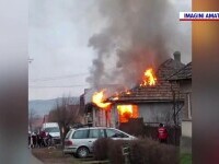 Tragedie în Mureș. Tatăl și-a scos pe brațe fiul din casa în flăcări, dar a fost prea târziu. Nu a rezistat până la spital