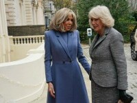 Regina Camilla şi Brigitte Macron