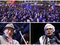 Miting pro-Europa în București, cu actori și muzicieni celebri. Îndemnurile personalităților pentru români, înainte de vot