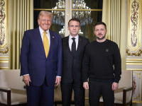 Trump, Zelenski și Macron s-au întâlnit la Paris