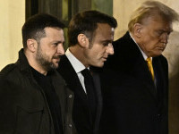 Trump, Zelenski și Macron s-au întâlnit la Paris