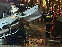 Video cu impactul devastator în care au murit doi tineri, în Ploiești. Bucăți din mașină s-au împrăștiat peste tot