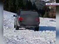 Un șofer a stârnit revoltă după ce și-a parcat BMW-ul la baza pârtiei Cârlibaba, blocând traseul. VIDEO