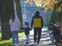 oameni pe strada, frig