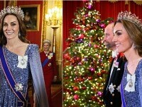 Kate Middleton, prințesa eleganței într-un decor fabulos de Crăciun. Apariție de basm la Windsor