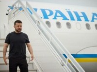 Patru drone „de tip militar”, neidentificate, au urmărit avionul lui Zelenski, în apropiere de Dublin. Unde au zburat apoi