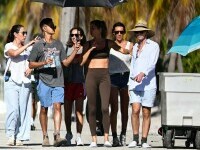 Gisele Bündchen, în formă excepțională la câteva luni după naștere. Cum a fost fotografiată în timpul unor filmări. FOTO