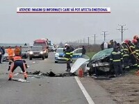 Accident grav în Vaslui. Un șofer a murit, iar soția lui a fost rănită după un impact în lanț cu patru mașini