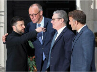 Starmer, Zelenski, Merz şi Macron s-au întâlnit la Londra. Ce au discutat cei patru lideri de stat în Downing Street