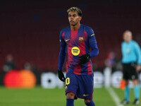 Lamine Yamal, frustrat după schimbarea din minutul 89 în meciul cu Frankfurt. Reacția lui Hansi Flick după gestul jucătorului