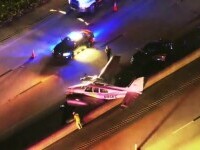 Un șofer din Florida s-a trezit cu o „surpriză” pe mașina lui. Un avion de mici dimensiuni a „aterizat” direct pe autovehicul