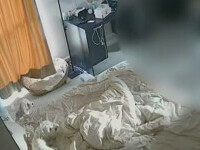 O femeie a fost atacată în propria casă de fostul iubit. Imagini violente surprinse în locuința sa din Giroc