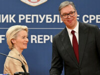 „Am primit un mesaj de la Moscova”. Vucic, surprins de microfonul deschis, lângă Ursula von der Leyen. Ce i-a răspuns șefa UE