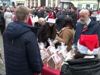 Târg caritabil, în Sebeș. Sute de dulciuri s-au vândut, iar banii strânși ajung la copiii cu boli incurabile