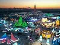 Unde se deschide cel mai mare parc tematic de iarnă din lume. Orașul de gheață își așteaptă vizitatorii