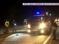Accident grav în județul Bistrița-Năsăud. Un pieton a fost lovit mortal de un microbuz, după ce un camion a reușit să-l evite