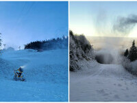 Primăria Brașov produce zăpadă artificială în Postăvaru pentru a da startul sezonului de schi. Care sunt prețurile