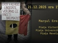 Marș memorial pentru eroii de la Revoluție, anunțat pe 21 decembrie. Organizatori: „Dosarul victimelor este o rușine”