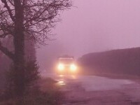 O ceață roz spectaculoasă a cuprins Marea Britanie. Cum explică specialiștii fenomenul meteo rar. GALERIE FOTO