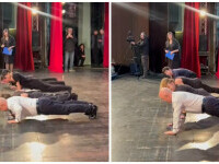 Moment inedit la Cluj. Primarul Emil Boc s-a întrecut în flotări cu sportivi de performanță | VIDEO