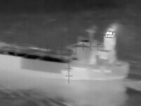 Ucraina a lovit cu drone un petrolier din „flota fantomă” rusă în Marea Mediterană. Imaginile oferite de SBU | VIDEO