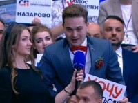 Cerere în căsătorie în direct, la sesiunea anuală cu Vladimir Putin. Jurnalistul a primit răspunsul după o oră. VIDEO