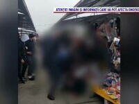 Scandal într-o piață de vechituri din Timișoara. Un vânzător și un alt bărbat s-au încăierat cu jandarmii