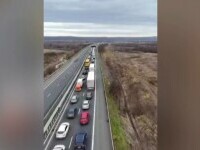 Trafic infernal pe A1 după vama Nădlac. Coloane de maşini de până la 11 kilometri la Margina