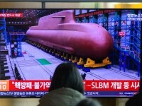 Coreea de Nord a dezvăluit noi imagini cu primul său submarin „cu propulsie nucleară”, capabil să transporte rachete ghidate