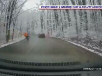 Tragedie de Crăciun. Momentul în care un bărbat a murit după ce a intrat cu motocicleta într-un stâlp, în Iași | VIDEO
