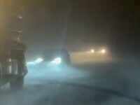 Șoferii care mergeau la Rânca au fost întorși din drum din cauza Codului roșu de condiții extreme. „E dezastru ce e sus”