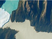 Par imagini plăsmuite din alte lumi, dar există în realitate. Locul în care se întâlnesc un ghețar, un lac și un râu