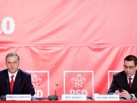 Mircea Geoana si Victor Ponta la Congresul PSD