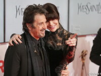 Iubita cu 40 de ani mai tanara a lui Al Pacino, pe covorul rosu, intr-o rochie transparenta. FOTO