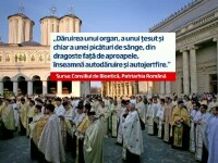 Biserica sustine transplantul de organe. 